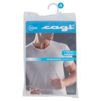 Cagi T-Shirt girocollo IV bianco
