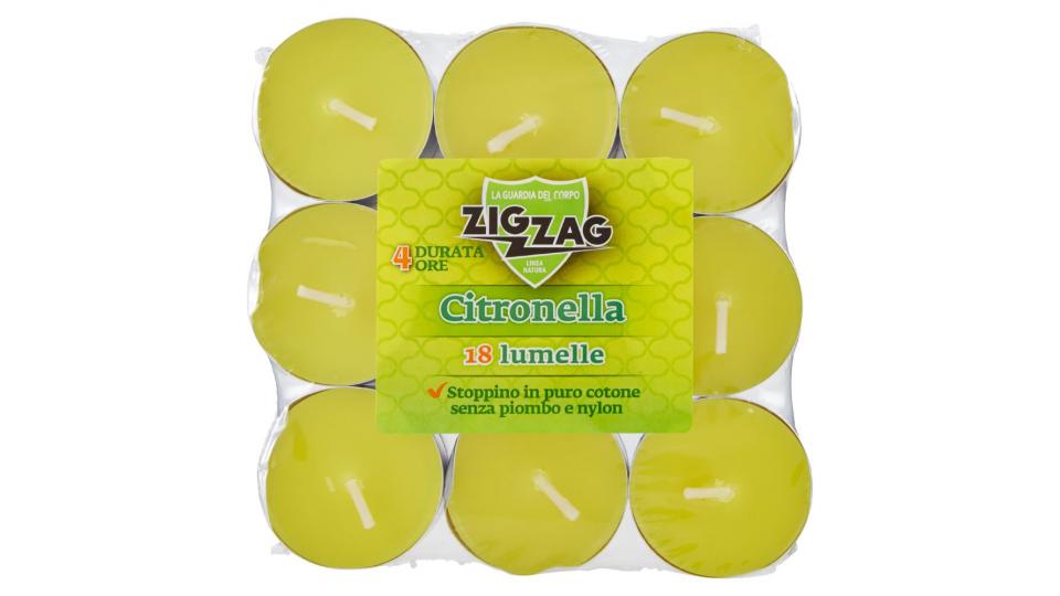 Zig Zag Linea Natura Citronella lumelle