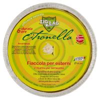 Zig Zag Fiaccola per esterni e ricarica per terracotta citronella diametro