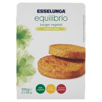 Esselunga Equilibrio burger vegetali alla soia