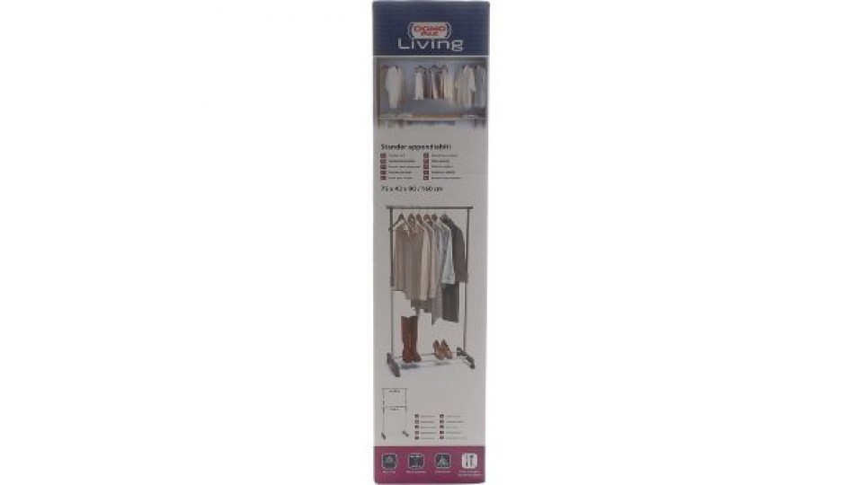 Domopak Living Stander appendiabiti, misura