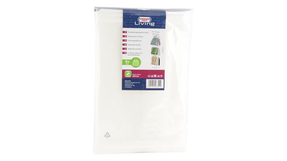 Domopak, Living porta borse 6 scomparti mis.