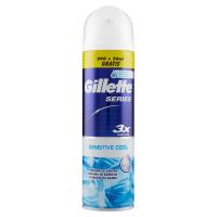 Gillette, Series Sensitive Cool schiuma da barba 200 ml +
