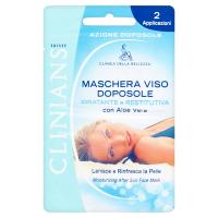 Clinians, Azione Doposole maschera viso idratante e eestitutiva conf.