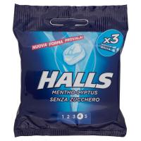 Halls, Mentho-Lyptus caramelle dure senza zucchero