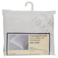 Copriguanciale con cerniera con trattamento silver, misura 50x80 cm