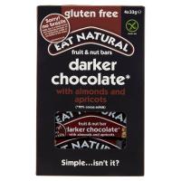 Eat Natural, Fruits & Nuts darker chocolate senza glutine barrette