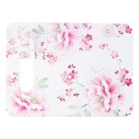 Tagliere Peony in ceramica decorata con retro in sughero, misura