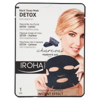 Iroha, maschera viso in tessuto Detox-Carbone