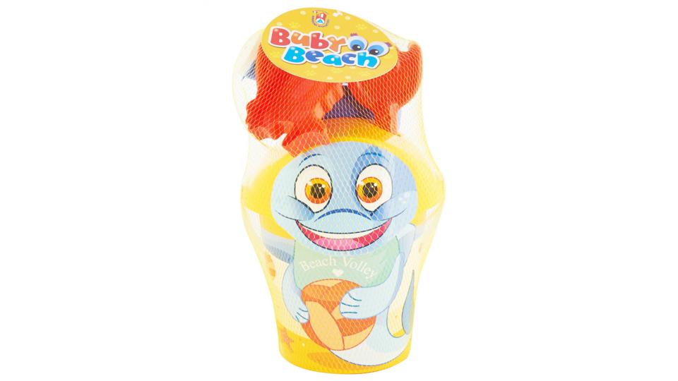 Buby Beach Set giochi da spiaggia con secchiello, soggetti assortiti
