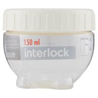 Lock&Lock Contenitore Interlock per alimenti trasparente, misura 77x65 mm, capacità