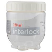 Lock&Lock Contenitore Interlock per alimenti trasparente, misura 77x94 mm, capacità