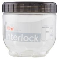 Lock&Lock Contenitore Interlock per alimenti trasparente, misura 95x92 mm, capacità
