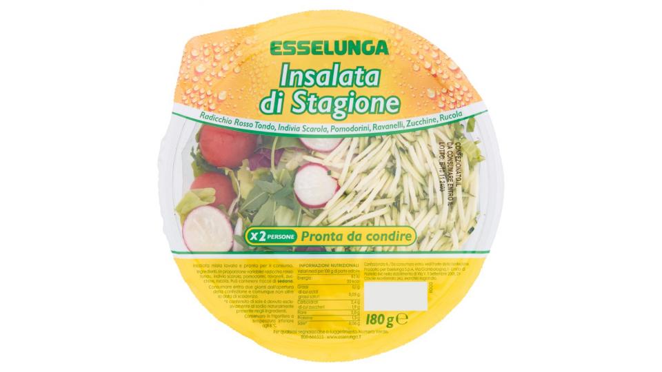 Esselunga, insalata di stagione