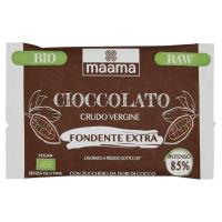 Maama, cioccolato crudo vergine fondente extra 85% biologico