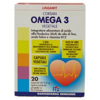 Radiumfarma Benessere, Lineawit Corsan Omega 3 Vegetale 20 capsule