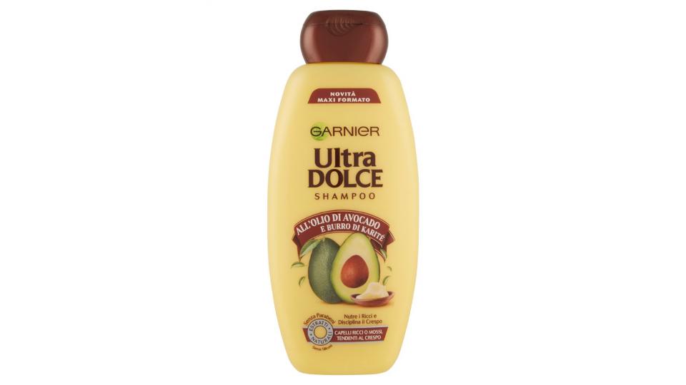 Garnier, Ultra Dolce all'olio di avocado e burro di karité per capelli ricci o mossi shampoo