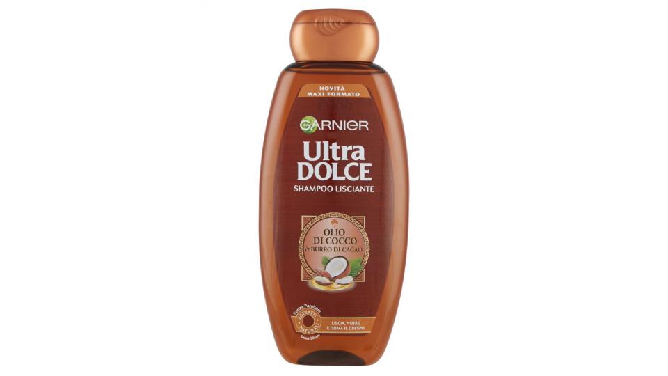 Garnier, Ultra Dolce all'olio di cocco e burro di cacao per capelli lisci shampoo