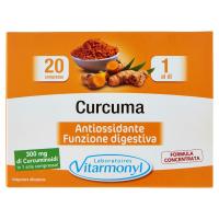Laboratoires Vitarmonyl, curcuma antiossidante funzione digestiva 20 compresse
