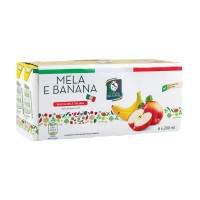 Succo alla mela e banana