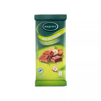 Cioccolato al latte con granella di nocciole