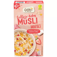 Müsli con fragola e cocco