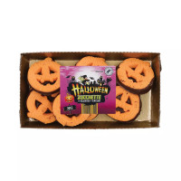 Biscotti di Halloween a forma di zucca