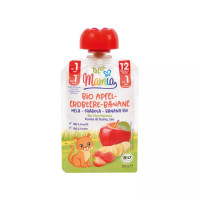 Pouch purea gusto mela, fragola e banana