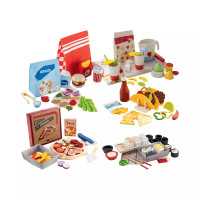 Set di alimenti in legno