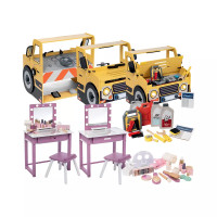 Set auto per meccanico in legno/Tavolo da toeletta
