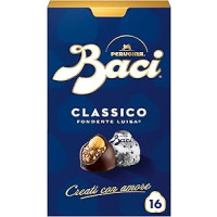 BACI PERUGINA Classico Cioccolatini Fondenti ripieni al Gianduia 200g