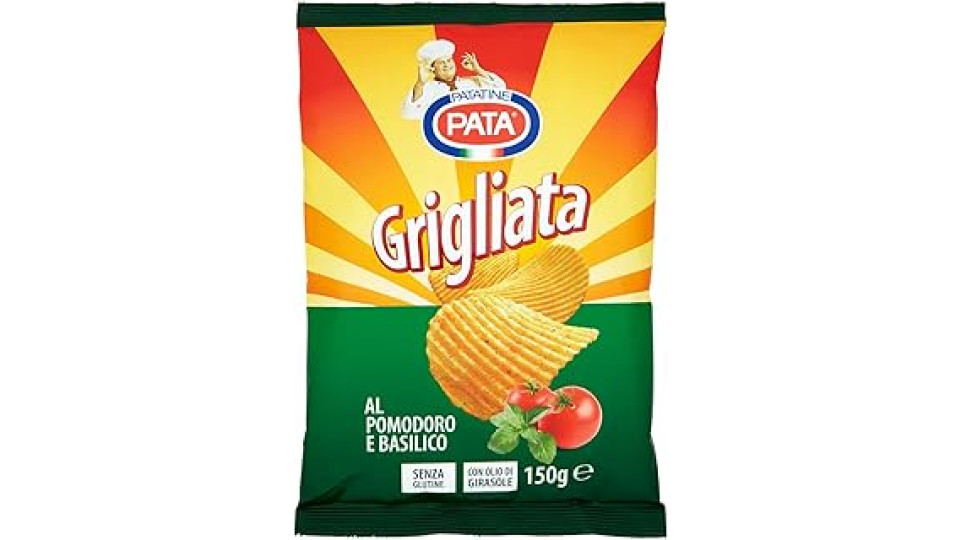 Pata - Patatine Grigliata Pomodoro, Basilico