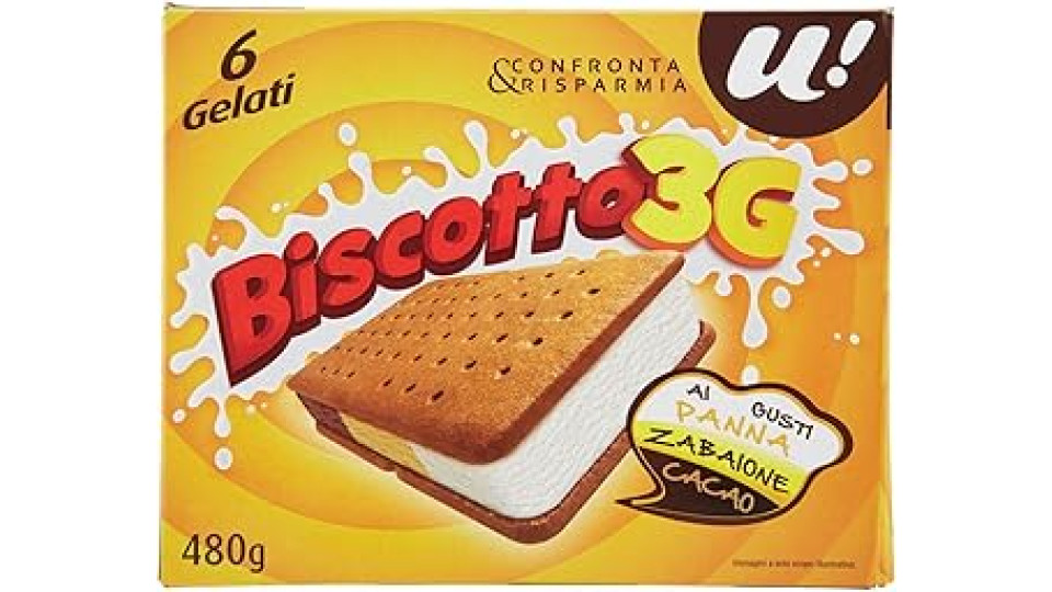 Gelati Biscotto 3G U! Confronta & Risparmia