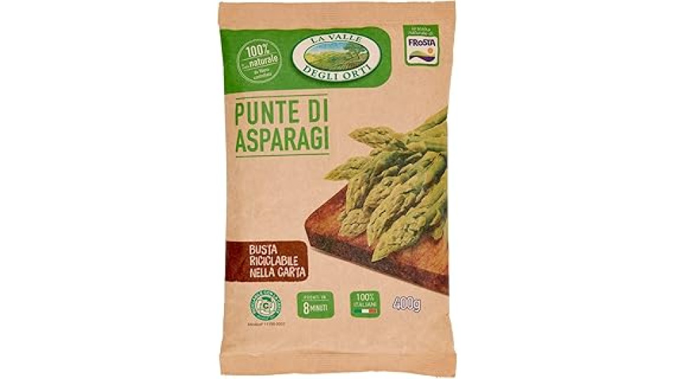 LA VALLE DEGLI ORTI PUNTE DI ASPARAGI punte di asparagi surgelati