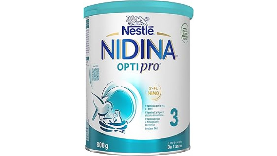 Nestlé, Nidina 2 Optipro Latte crescita