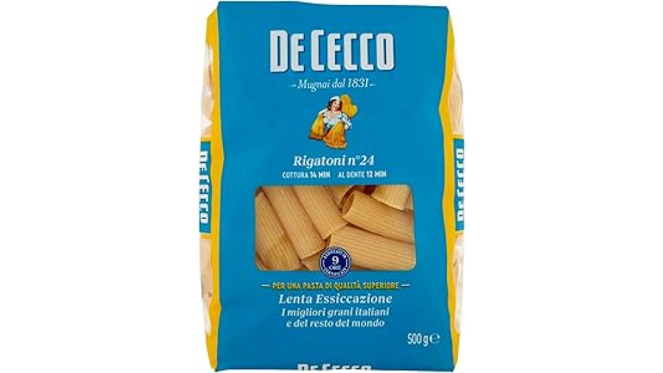 L. De Rosa, Rigatoni pasta di semola di grano duro