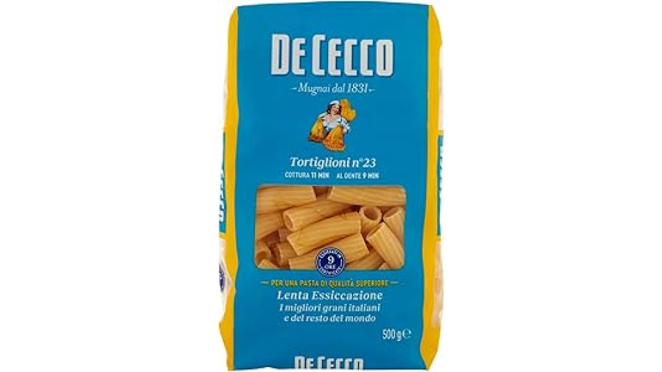 De Cecco - Tortiglioni, Pasta di Semola di Grano Duro