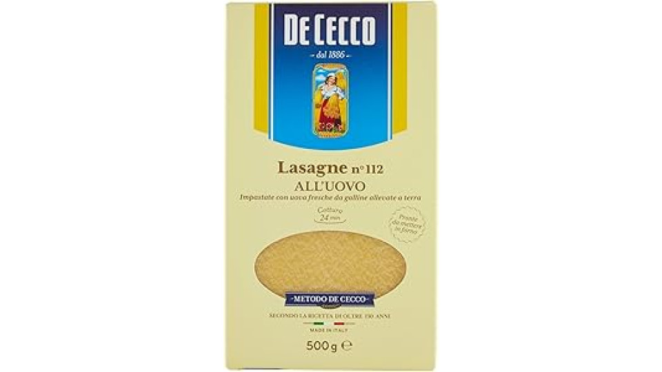 De Cecco Lasagna Timballo Uovo
