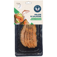 Salmone Norvegese Affumicato Taglio Sashimi Premium con Quinoa e Papavero Mr. Moris® 100g