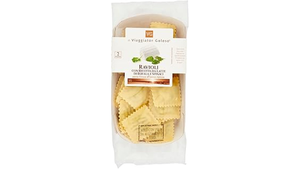Ravioli con ricotta e spinaci il Viaggiator Goloso