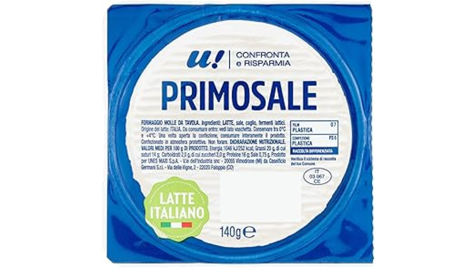 Tomino Primosale U! Confronta & Risparmia