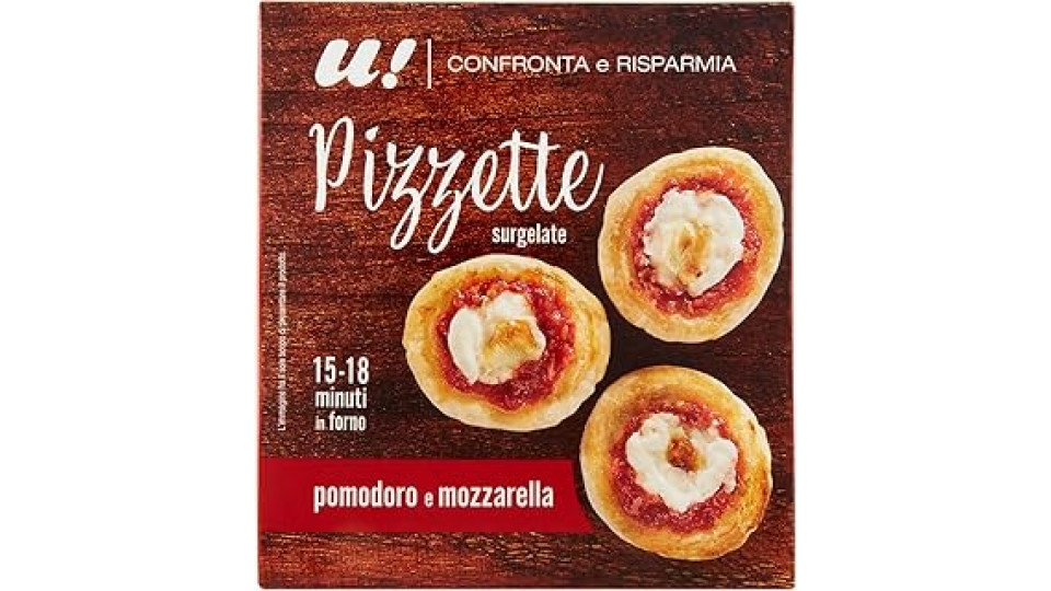 PIZZETTE SURGELATE POMODORO E MOZZARELLA U! Confronta&Risparmia