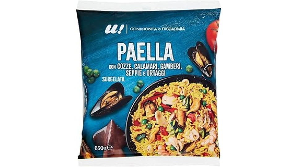 Paella con cozze, calamari e gamberetti U! Confronta & Risparmia