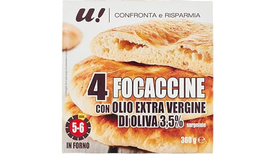 4 focaccine alla Toscana U! Confronta & Risparmia