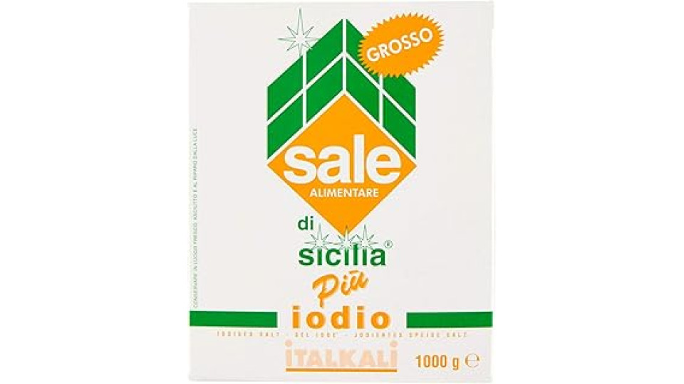 Sale di Sicilia Più iodio grosso