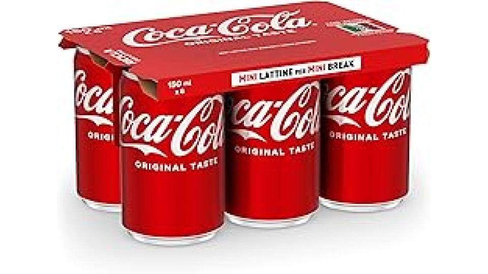 Coca-Cola Original Taste Lattina 150 ml confezione da