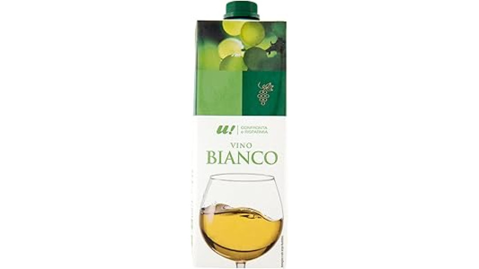 VINO BIANCO IN BRICK 1L U! Confronta & Risparmia