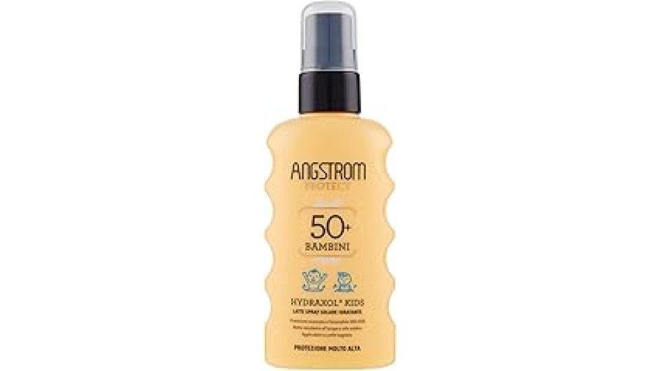 Angstrom Protect Hydraxol Kids Latte Spray Solare Idratante Bambini 50+ Protezione Molto Alta