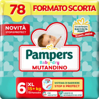 Pampers Baby Dry Mutadino Taglia 6