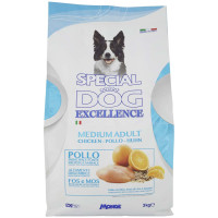 Monge Special Dog Alimento Completo per Cani Adulti di Taglia Media con Riso 3kg